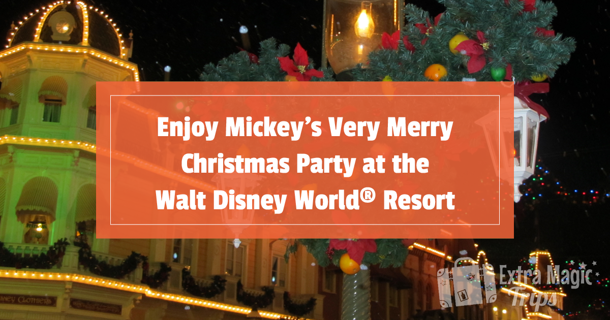 Enjoy Mickey’s Very Merry Christmas Party at the Walt Disney World