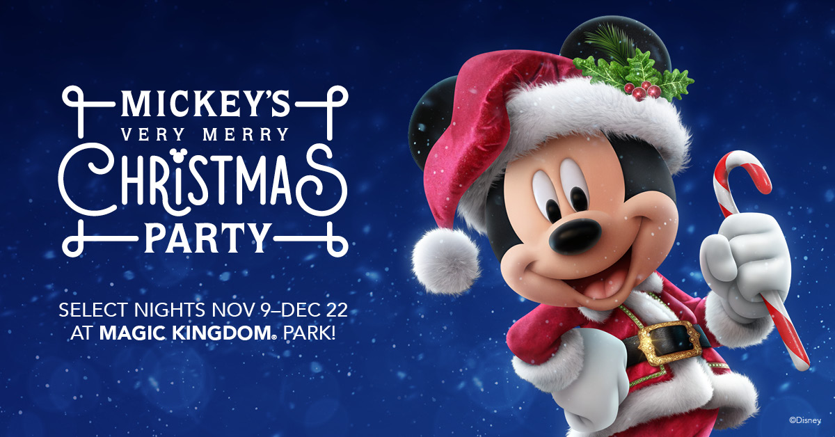 Enjoy Mickey’s Very Merry Christmas Party at the Walt Disney World